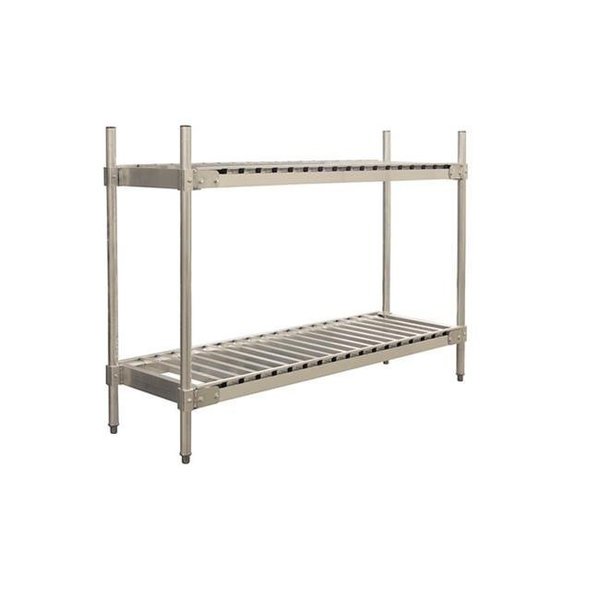 Prairie View Industries Prairie View KR204736-2 2 Tier Keg Shelving Aluminum Units; 20 x 39.75 in. KR204736-2